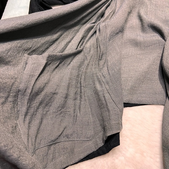 Coco +  Carmen black with grey lining cardigan size S/M - Picture 8 of 8